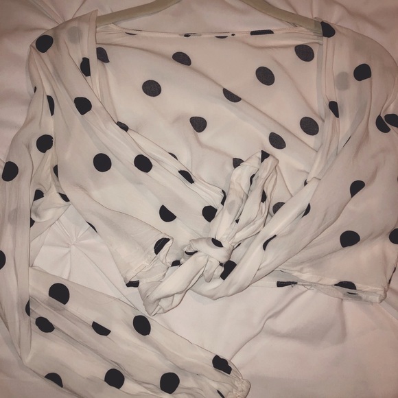 Cropped Front Tie Top - Picture 1 of 2